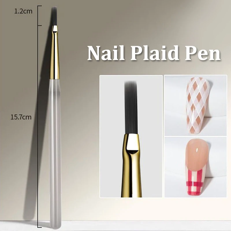 ●Nail Art Painting Brush Acrylic Lines Pen Stripes Grid Flower Butterfly Drawing Watercolor Brushes UV Gel DIY Design Manicure