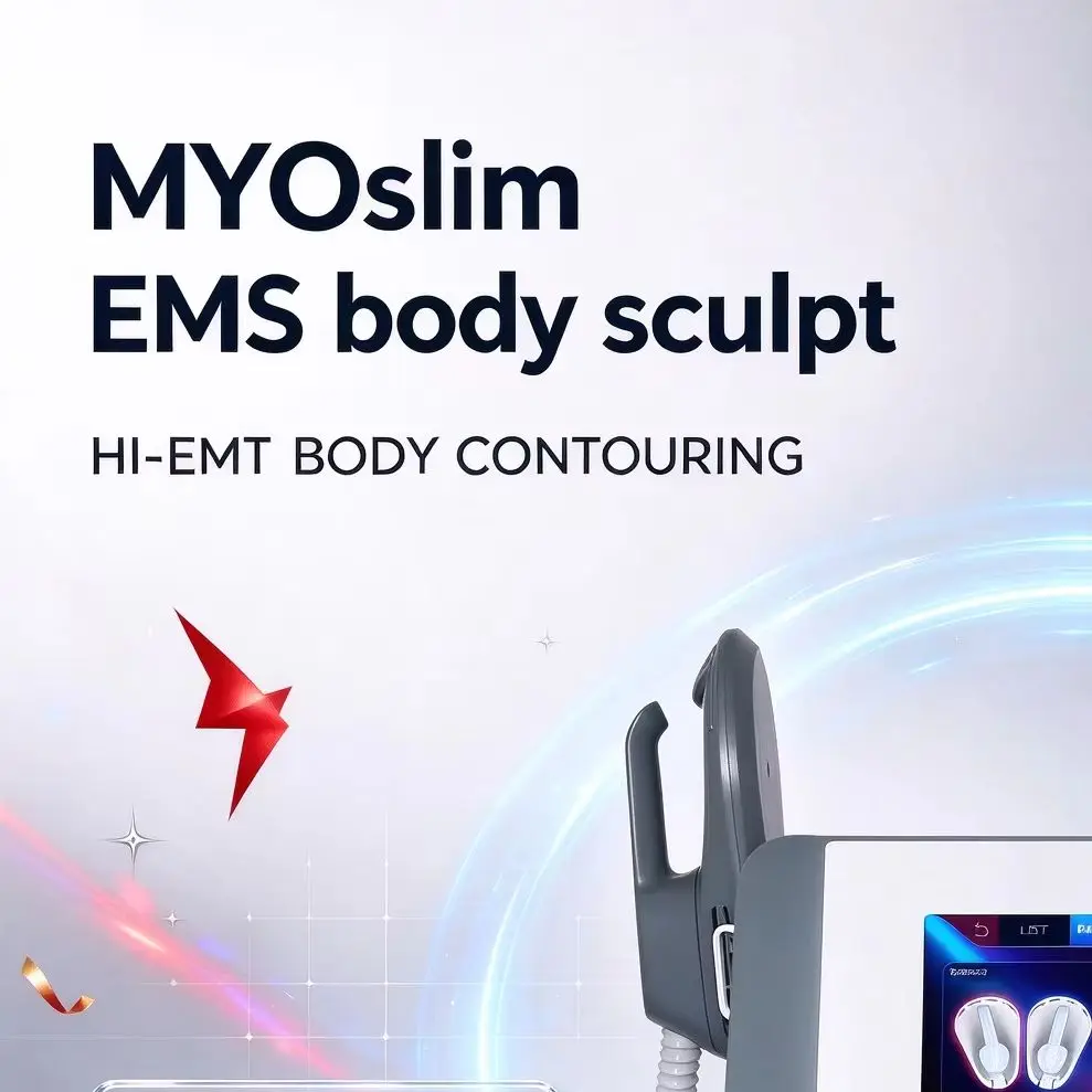 Body Sculpt Machine RF Sculpting Weight Loss Burning Fat Slimming Muscle Stimulation Equipment 7500W HI-EMT MYOslim