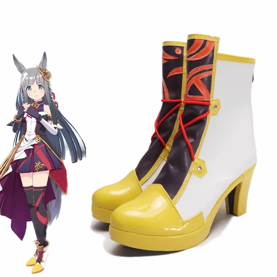 

Pretty Derby Chrono Genesis Cosplay Shoes Anime Accessories Cosplay Props Halloween Carnival Boots PU Shoes