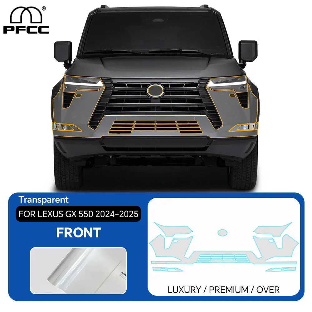

For Lexus GX550 Luxury Premium 2025 PreCut Car PPF Paint Protection Film Transparent Wrap Clear Kit Body Sticker Anti-Scratch