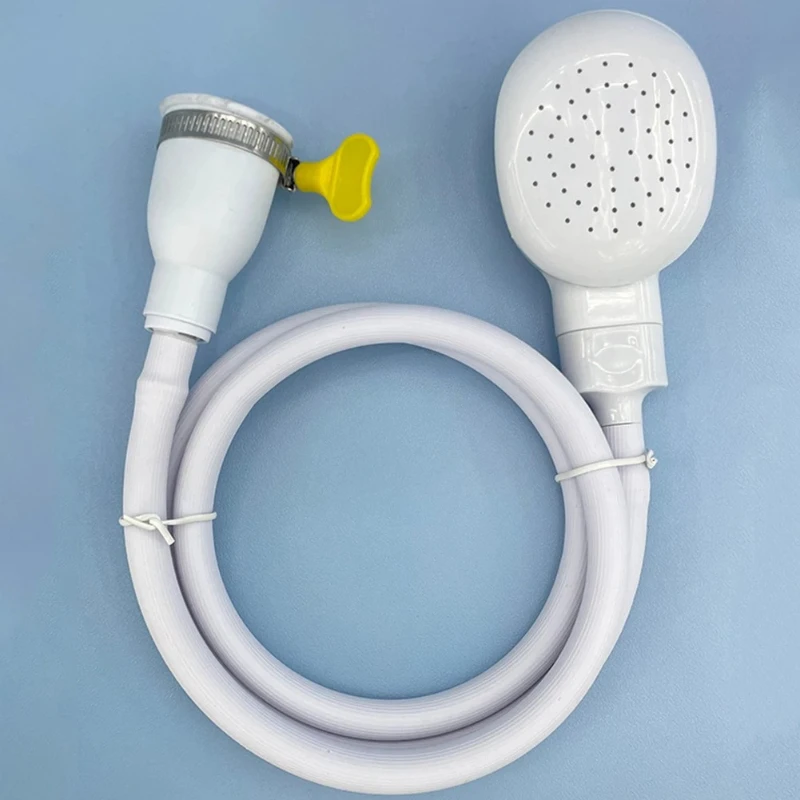Douchette portable universelle pour animaux de compagnie avec tuyau et robinet, pour le lavage des poils, le lavage des animaux et le nettoyage de la baignoire
