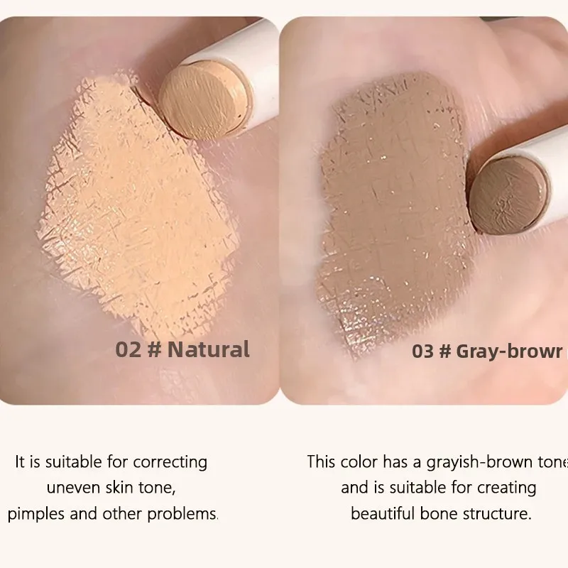 Trucco base per nascondere il contorno evidenziatore 3 in 1 - Copri macchie e imperfezioni Strumento cosmetico di bellezza