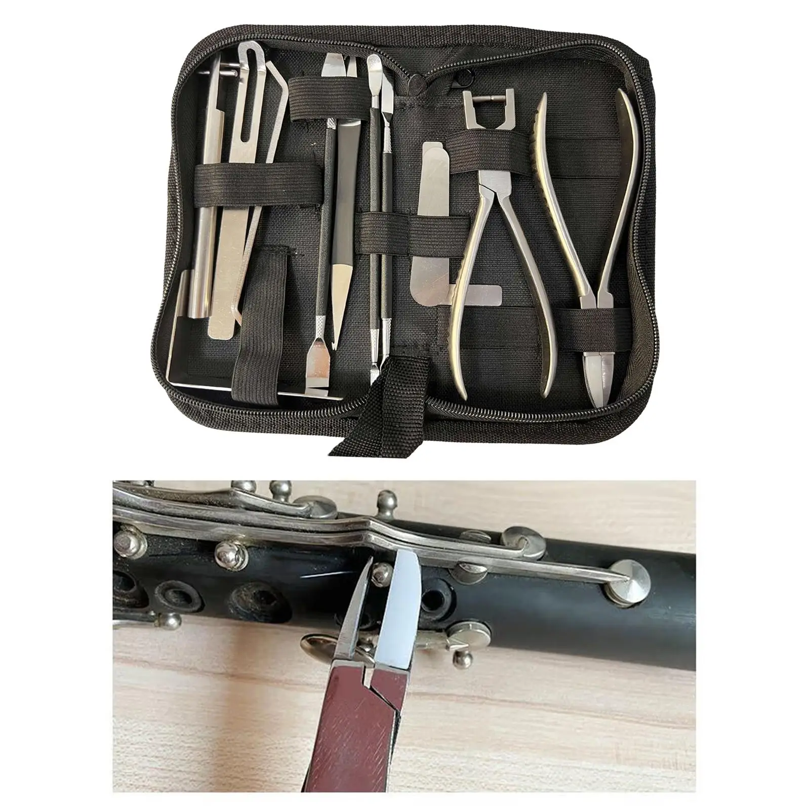 12Pcs Repair Tool Stainless Steel Durable for Maintenance Tool