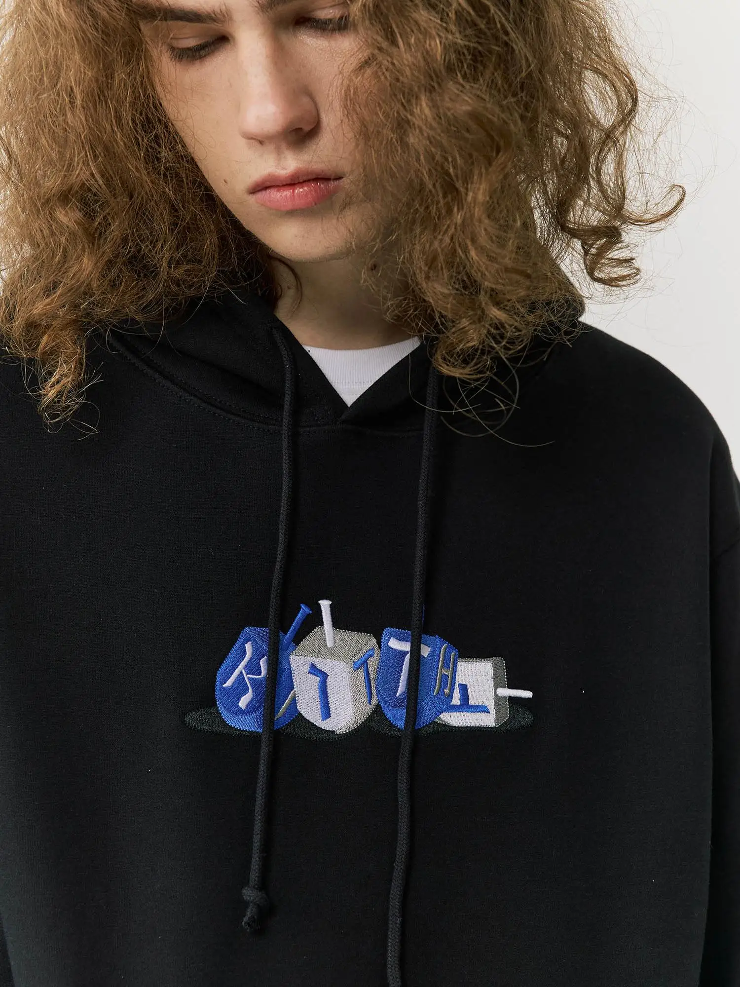 KITH Heavyweight American Style Hoodie Sweatshirt Men's Women's Autumn Winter Fleece Lined Couple's Embroidered Casual Jacket