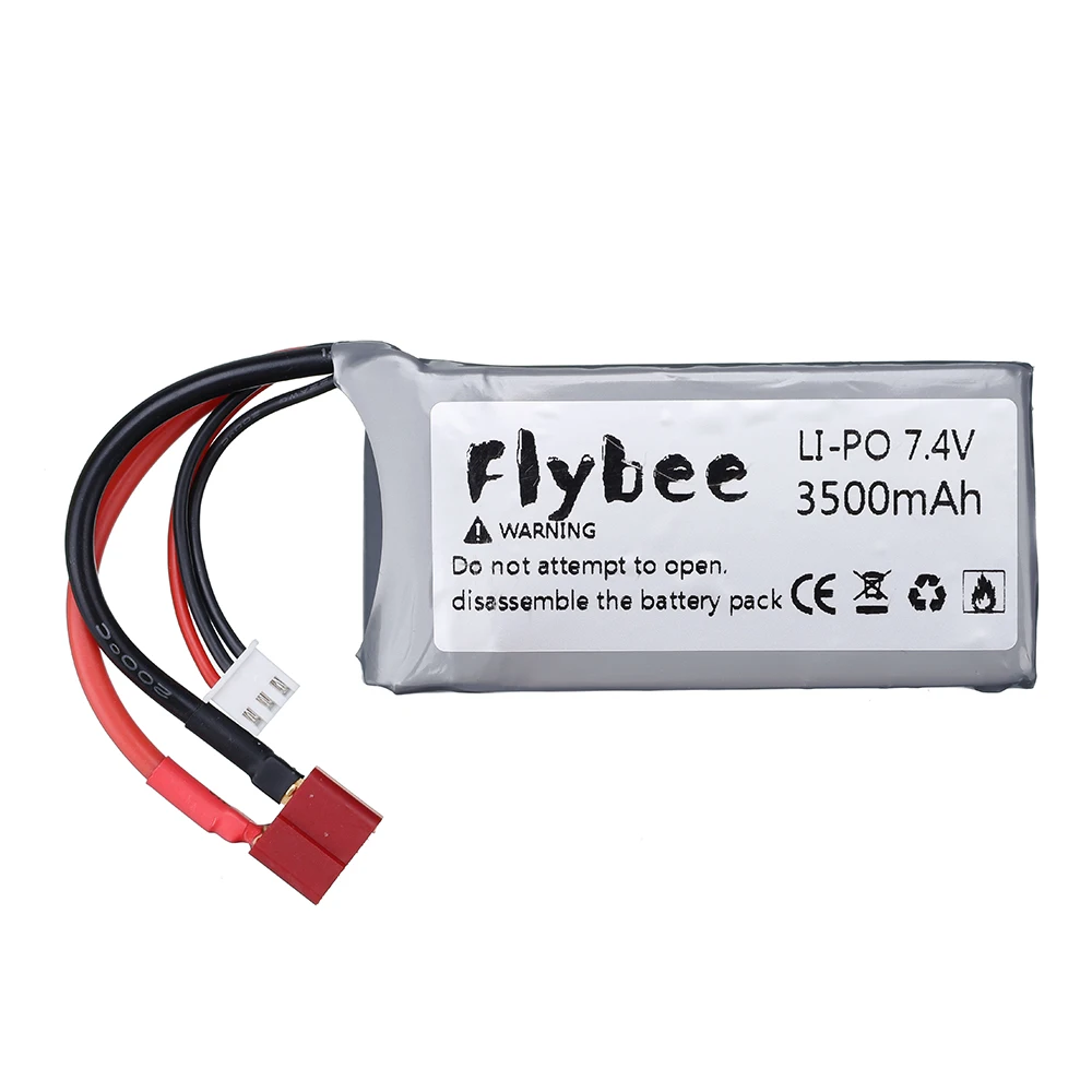 ترقية 7.4V 3500mAh RC يبو بطارية ل Wltoys 12428 12423 RC سيارة feiyue 03 Q39 الطرق الوعرة أجزاء 7.4V 2S RC اللعب البطارية