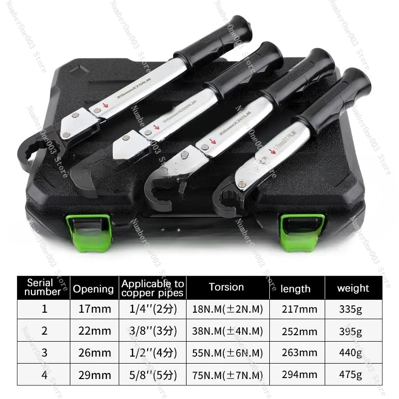 ST-02L Ratchet Torque Wrench Set High-Precision Open-Type Wrench Spark Plug Air Conditioning Maintenance Tool