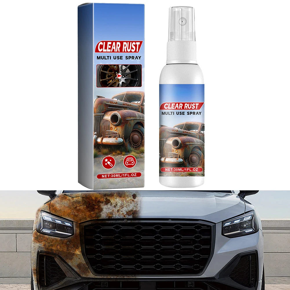 

Car Rust Removal Spray Multi-Purpose Rust Remover Inhibitor Derusting Spray 30ML Car Rust Removal Spray