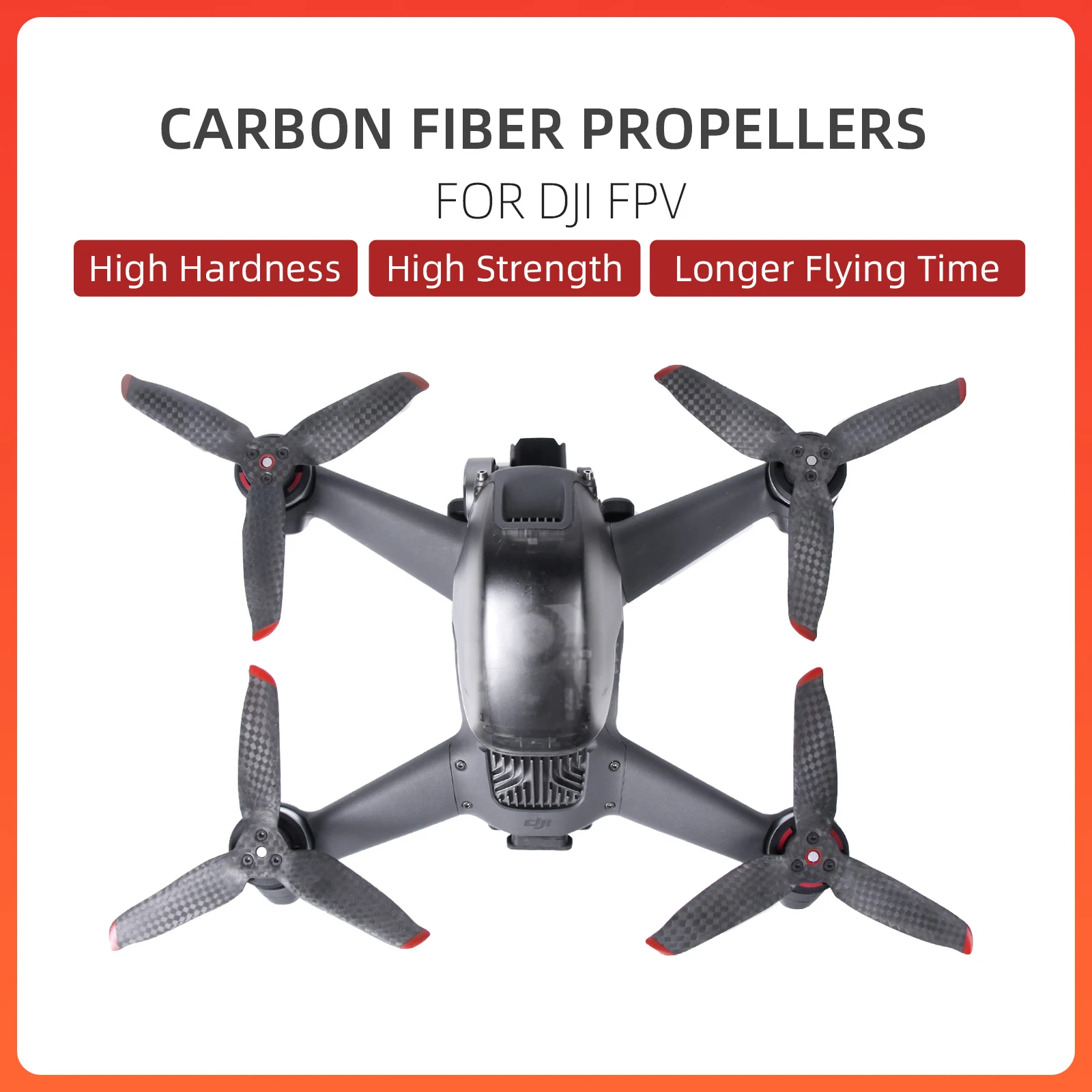 Sợi Carbon Cánh Quạt Cho DJI FPV Cứng & Bền Nhẹ Cánh Quạt 5328S Có Thể Gập Lại Tiếng Ồn Thấp Đạo Cụ Lưỡi Dao Máy Bay Không Người Lái Phụ Kiện