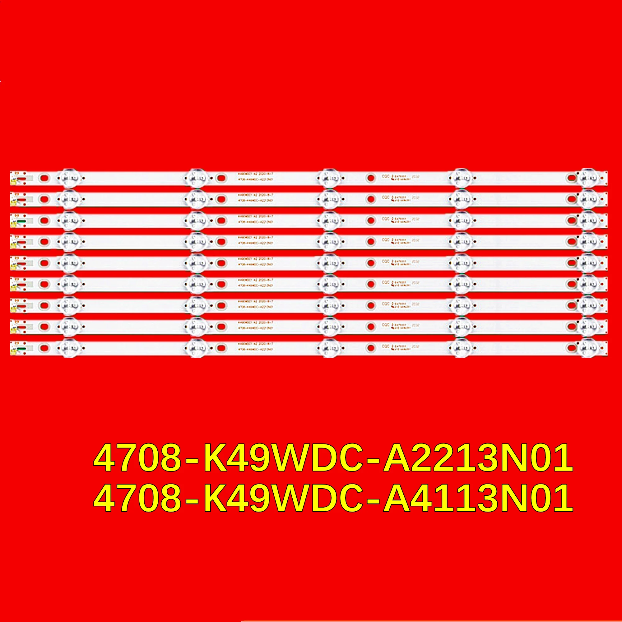 LED Backlight For 49U5070 H49V5000 49U5855EC 49BDL3056Q 49U750TS 49H655T2S 49PUF6032/T3 49DL4012N/62 4708-K49WDC-A2213N01