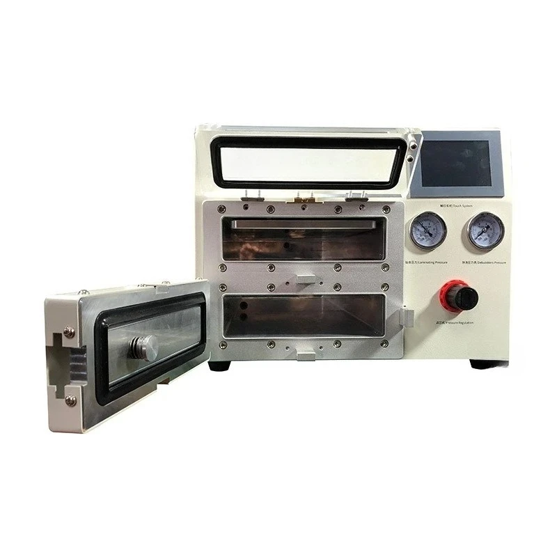 

Curved screen fitting and defoaming all-in-one machine vacuum screen pressing machine