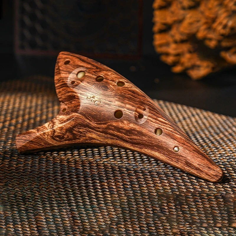 

12-луночная окарина, профессиональная окарина альт-тона переменного тона, окарина для медитации, звуковое исцеление, керамическая флейта для начинающих, большие музыкальные инструменты Орфа