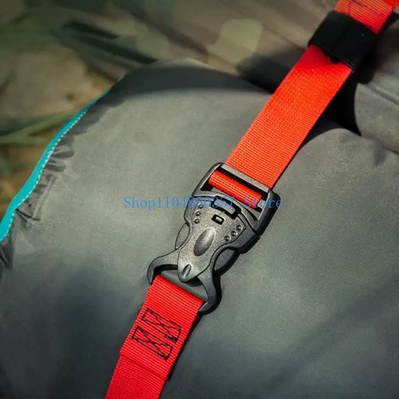 

652F 2Pcs Outdoor Nylons Buckle Strap Luggages Cargo Strap Cable Tie Adjustable Webbings Strap with Quickly Release Buckle