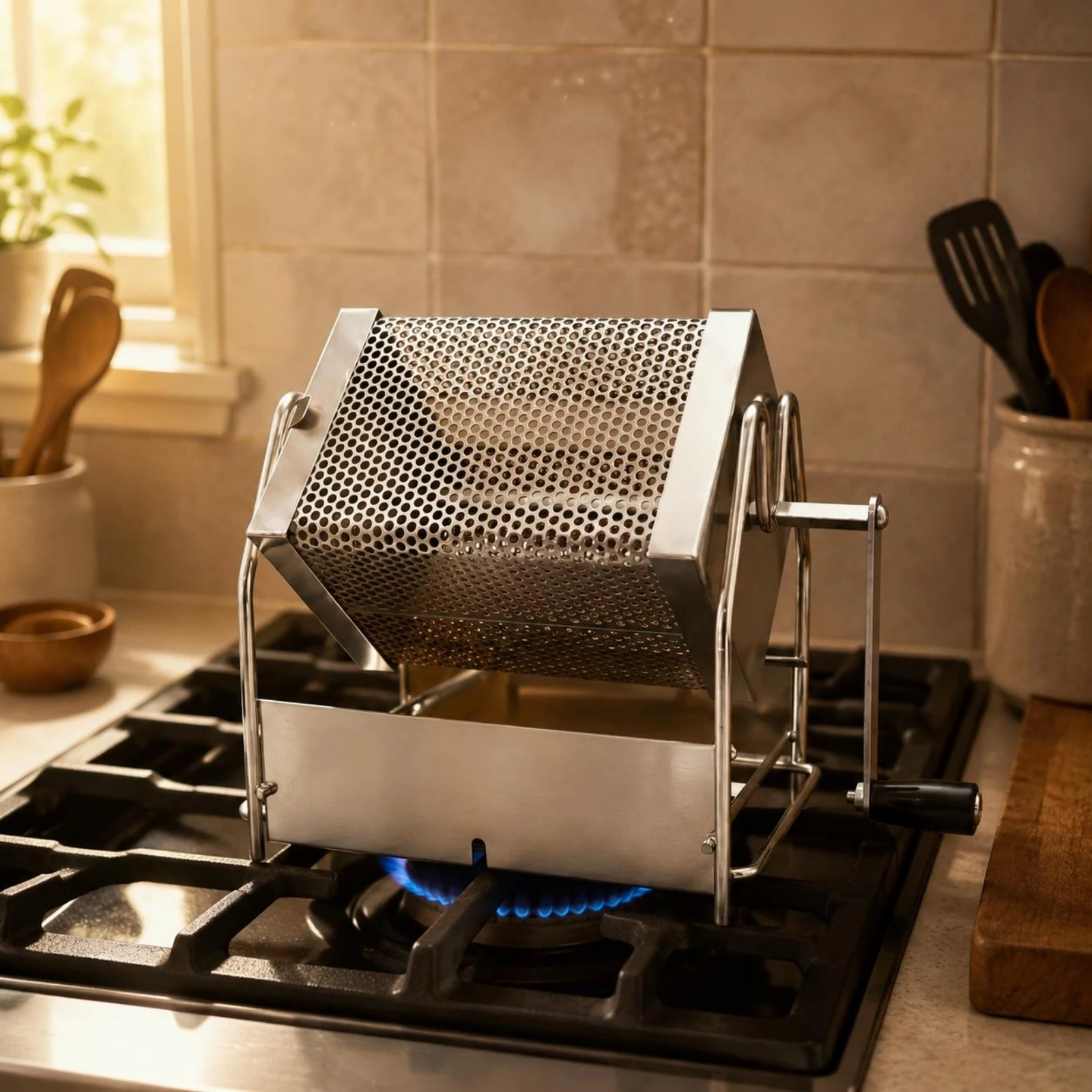 Image 3: Torréfacteur à café manuel facile à utiliser pour flamme nue