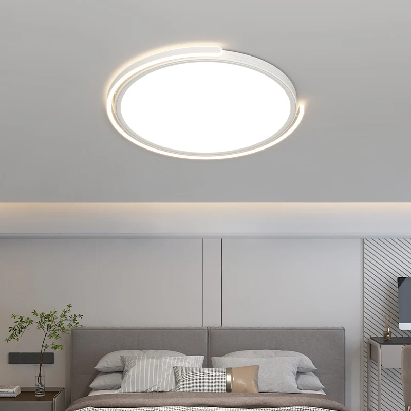 Lámpara de techo LED de espectro completo, iluminación decorativa de estilo moderno Simple para dormitorio y sala de estar