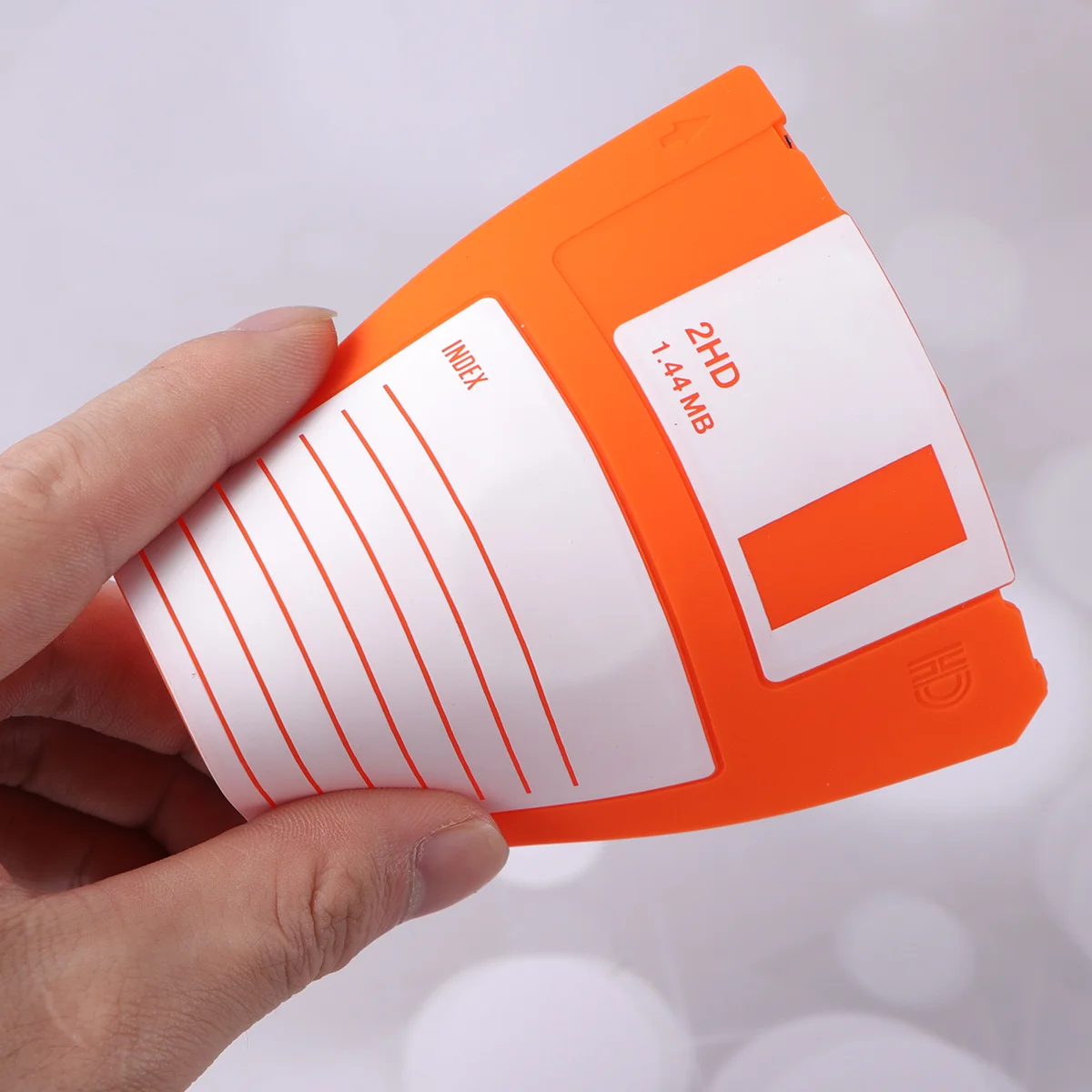 

6Pcs Silicone Coasters Floppy Disk Shape Writable Heat Insulation Kitchen Coffee Cup Tray Table Accessories Silicone Coasters