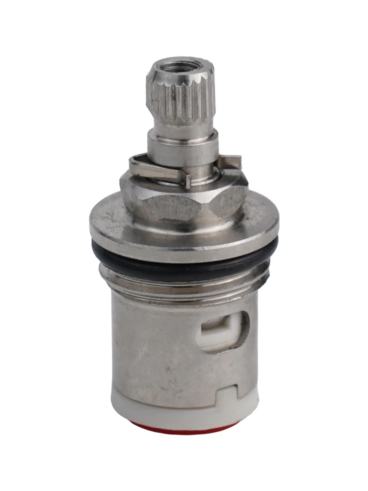 Plumbing Valve Cartridge 20 Tooth Easy Installation 304 Stainless Steel Bath Kitchen Faucet Valve Cartridge Parts