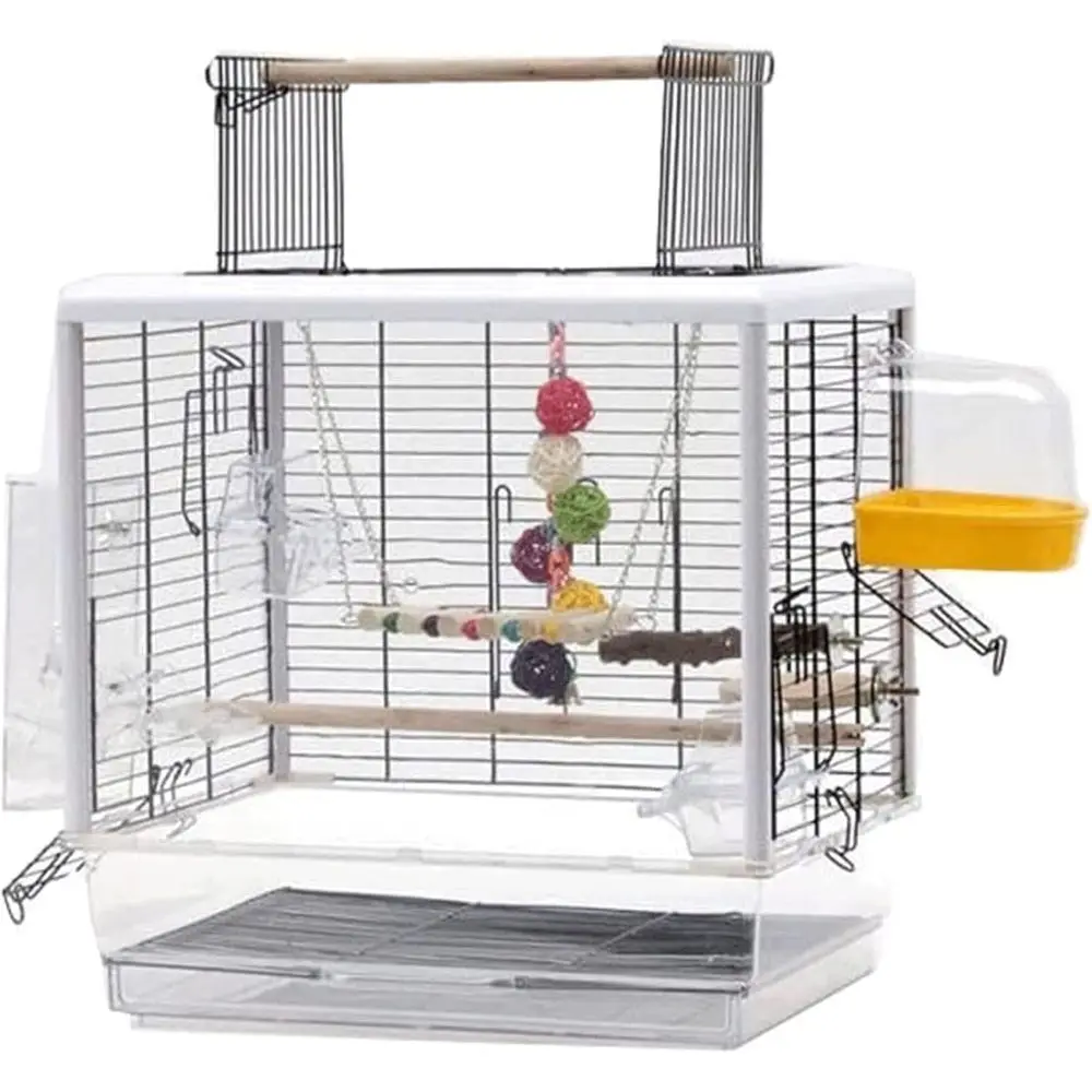 

Spacious Metal Bird Cage for Large City Pets - Multipurpose Outdoor/Indoor Portable Ornamental Aviary