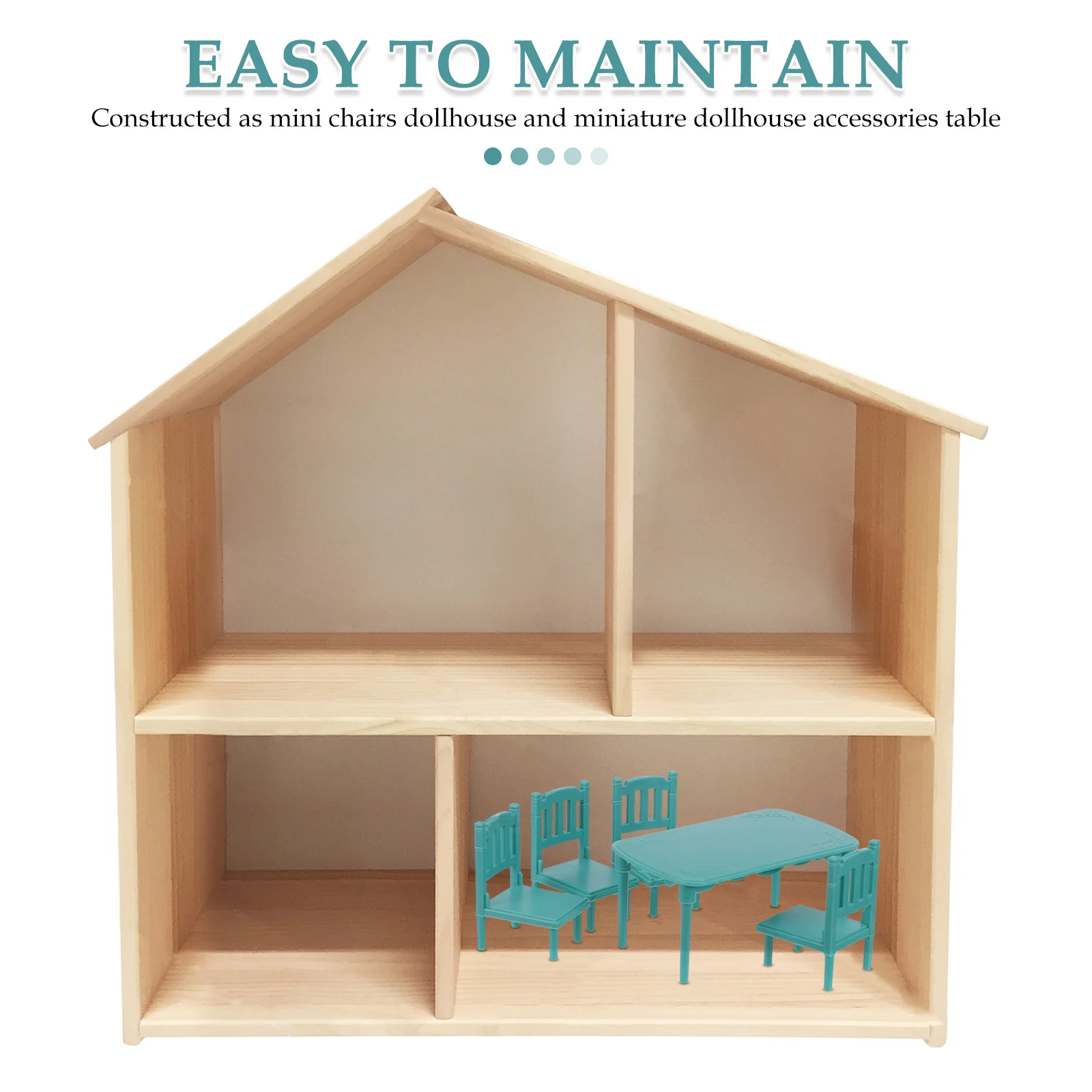 1 conjunto de cadeiras de mesa para casa de bonecas em miniatura escala 1:12 para cozinha sala de jantar cena leve realista mini móveis fáceis