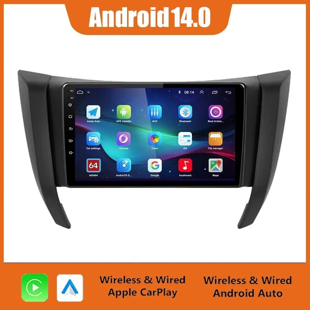 

Android 14 For Nissan Navara/NP300/Frontier 2015 2016 -2018 Car Radio Multimedia Video Player GPS Navigation NO 2 din DVD DSP BT