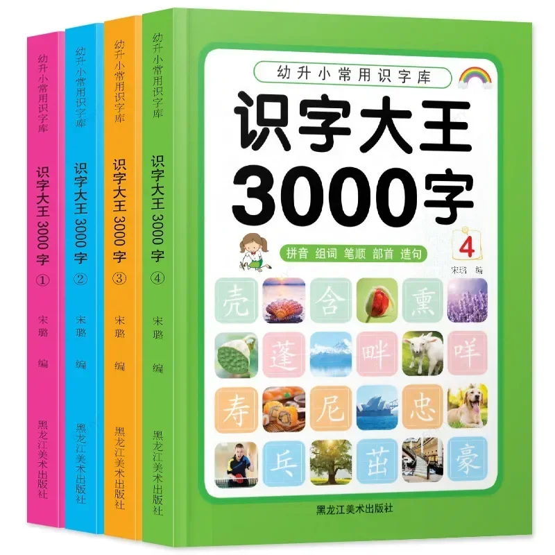 Literacy King 3000 Words Accompanied By Audio Reading 3-6 Year Old Children's Literacy and Early Education Knowledge Book