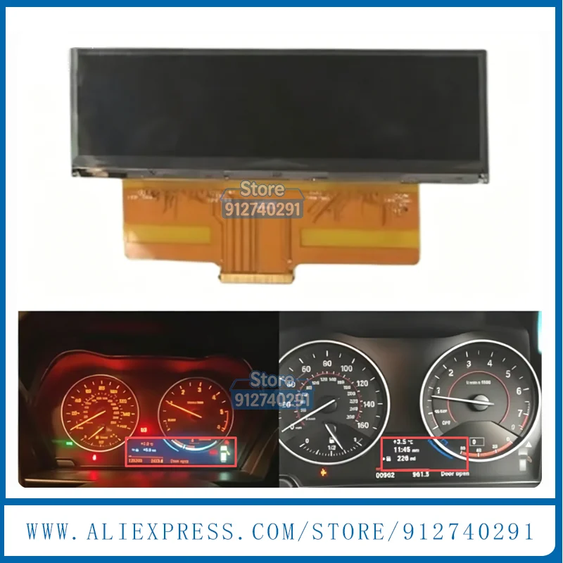 TM057XFHP01-01 LCD Display Screen For F20 F21 F48 F49 1ER 2ER X1 X2 LCI Instrumemt Cluster Automoblie Speedometer LCD Repair