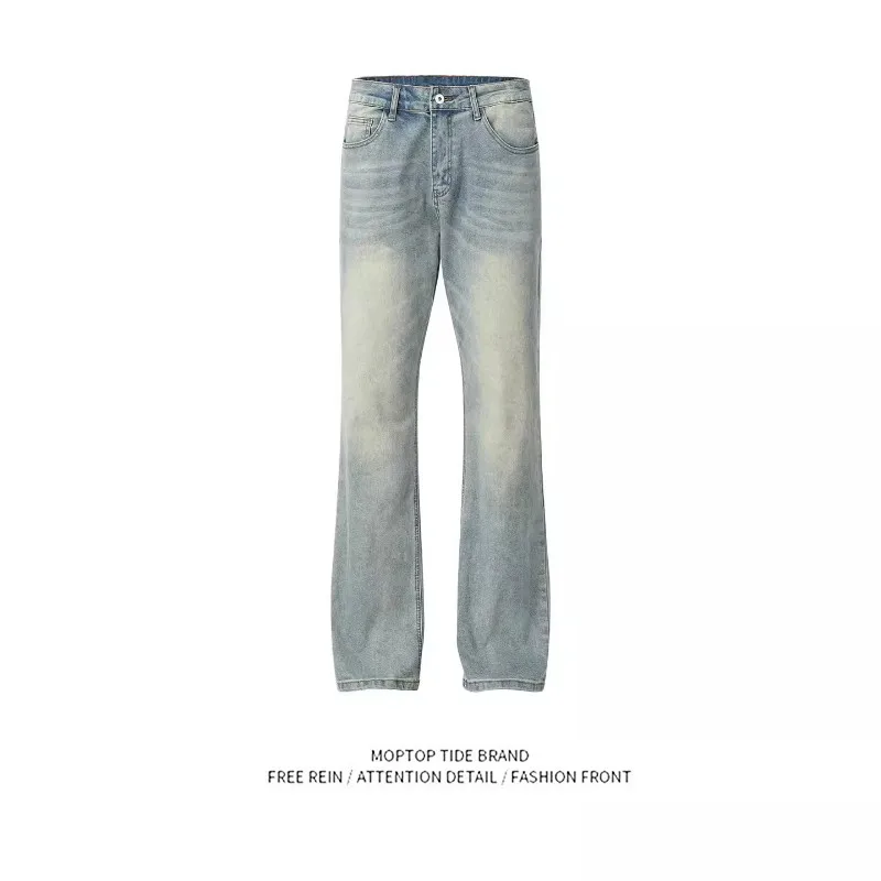 

Black Slim Fit Casual Jeans Men's Women's Straight Leg Long Pants Versatile Cleanfit Comfortable Straight Leg Trousers