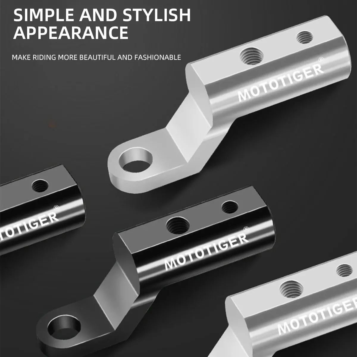 1/2pcs Universal Motorcycle Rearview Mirror Extender Bracket for Scooter ATV Rearview Mirror Mount Extension Bracket Accessories