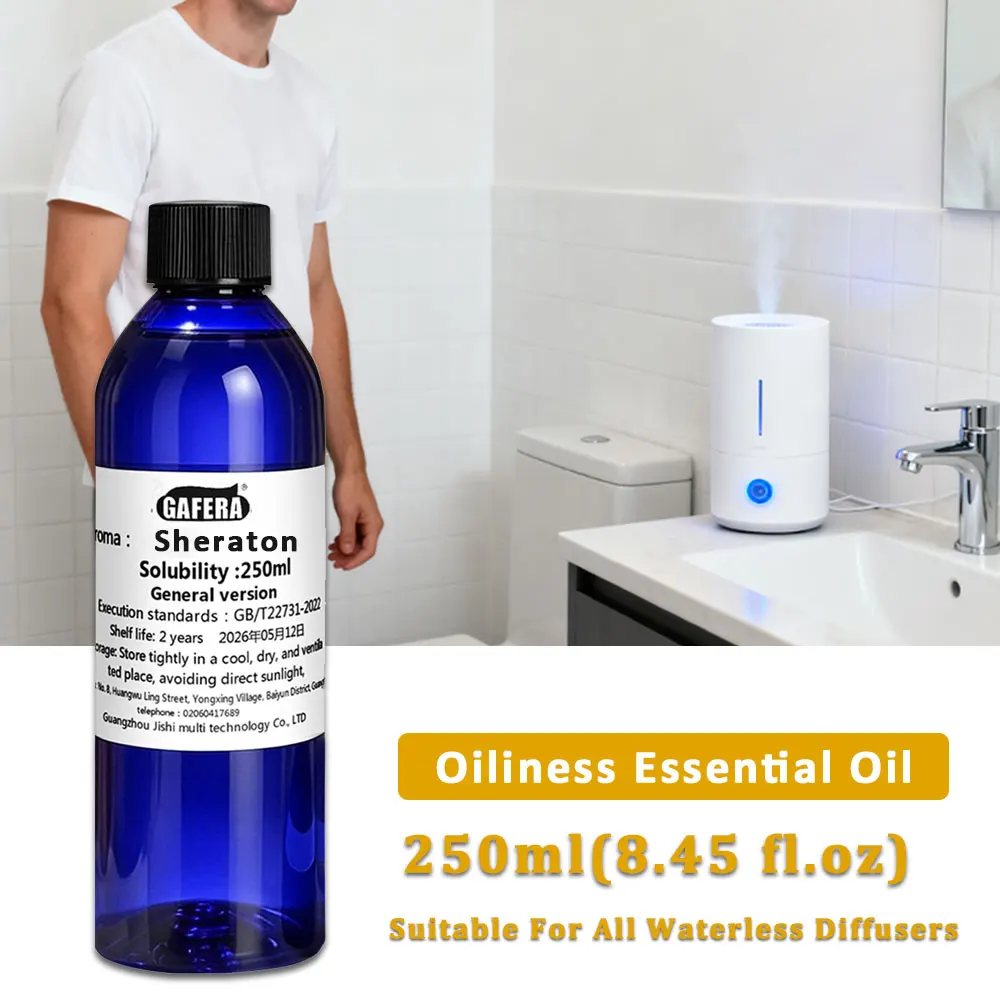 GAFERA 250ml(8.45 fl.oz) Sheraton/Black Opium Flameless Essential Oil - For Waterless Machine, Reed Diffuser Replenishes Essence