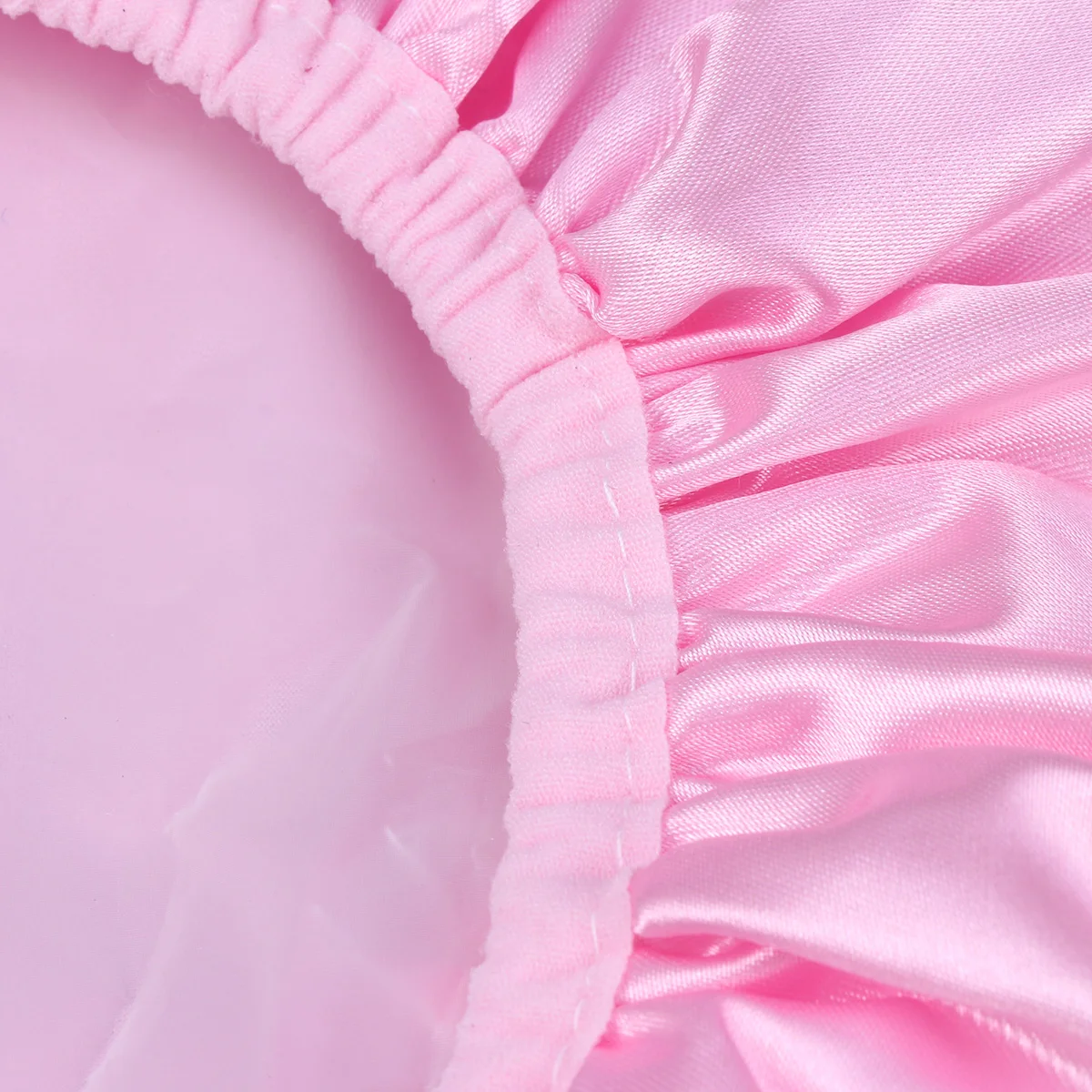 

2 шт. детские водонепроницаемые шапочки для душа, атласные шапочки для купания с рисунком маленькой мышцы, розовая свинья, детские мягкие эластичные шапочки для душа с защитой волос