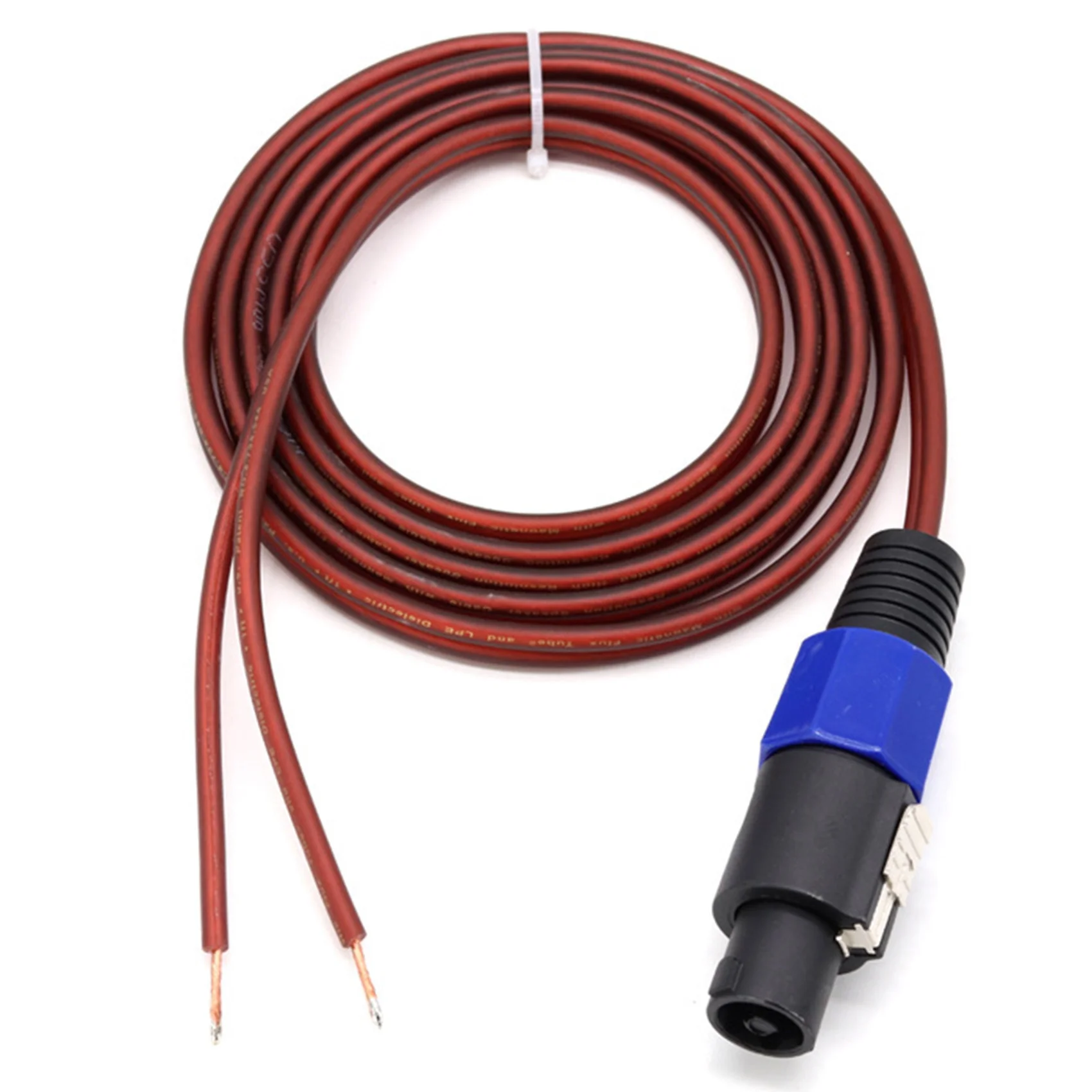 Speakon Speaker Cable Bare Wire Open End Cable Speakon to Speaker Wire Audio Cord Amplifier Connection Cord for DJ/PA