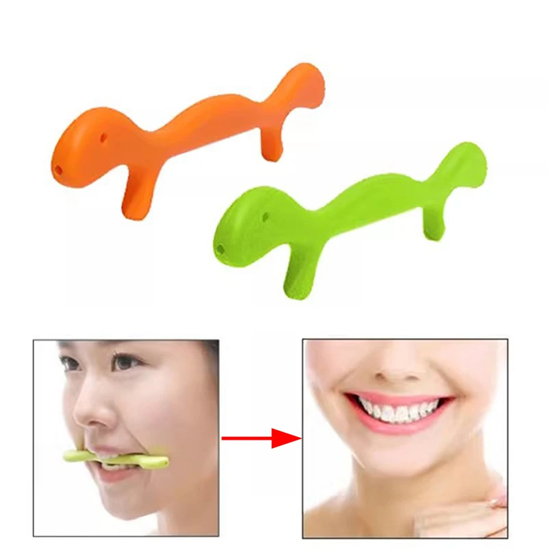 Portable Smile Training Corrector 3 Color Muscles Stretching Lifting Facial Exerciser Silicone Facial Fitness Exercise