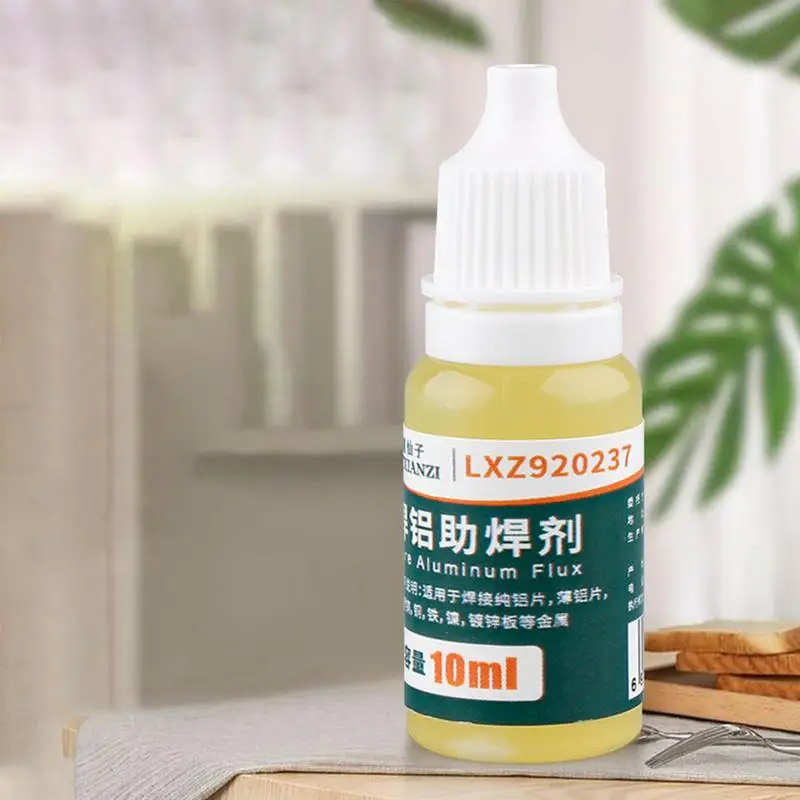 10ml Solder aluminum flux No-clean DIY Soldering Fluid Advanced Quick Welding Supplies For Pure Aluminum/Stainless Steel/Copper