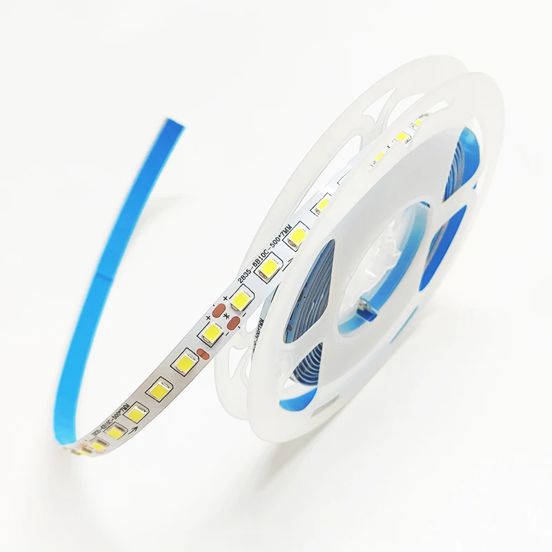 3 Meters SMD2835 strip 7MM 100LEDs 120LEDs and 180LEDs constant current LED ribbon single color 3000K 6500K flexible LED belt .