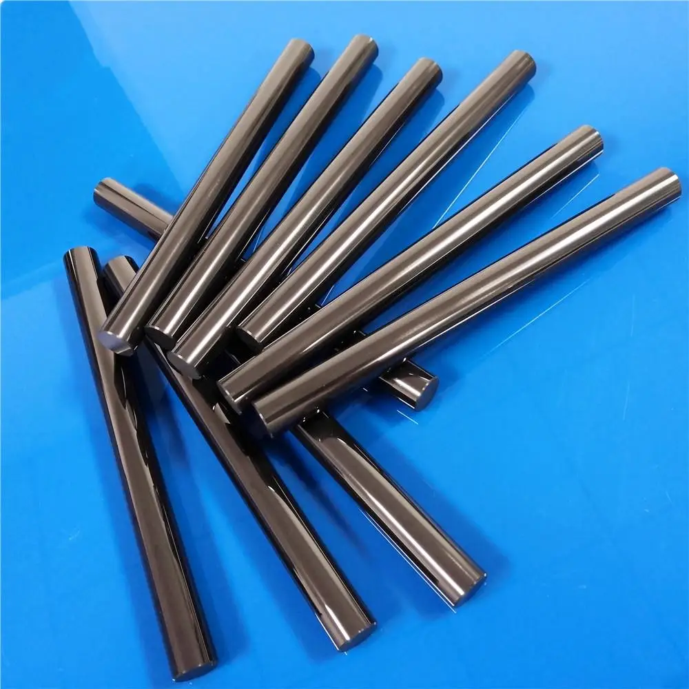 OD*length=10*90mm Precision silicon nitride ceramic rod wear-resistant ceramic rod silicon nitride ceramic