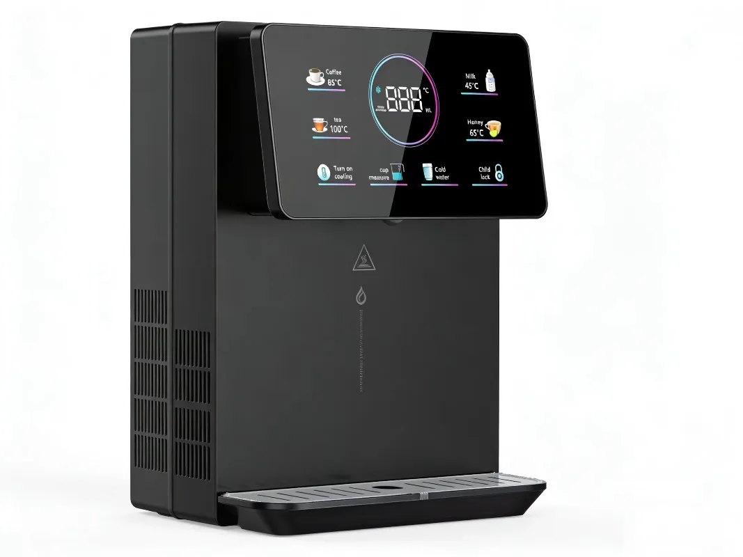 Desktop plastic instant type, adjustable temperature, saves space