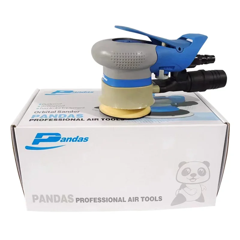 3 Inch 75mm  6 Hole PANDAS Pneumatic Sandpaper Machine Car Spray Paint Spot Grind Polishing Piano Sanding Spot Throw