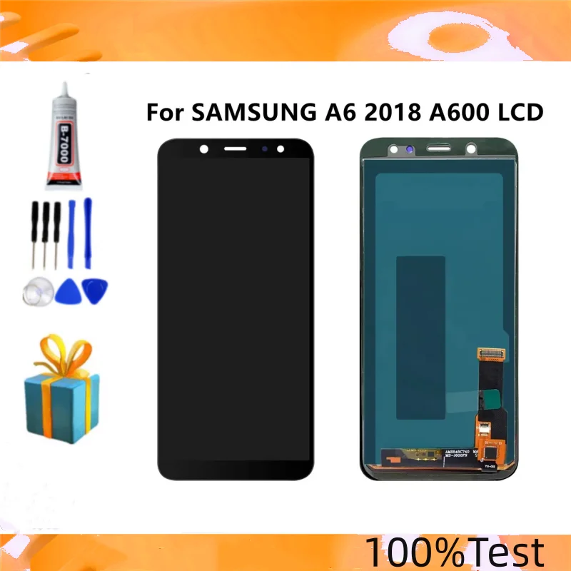 Display For SAMSUNG Galaxy A6 2018 A600 LCD Display Touch Screen Digitizer Assembl