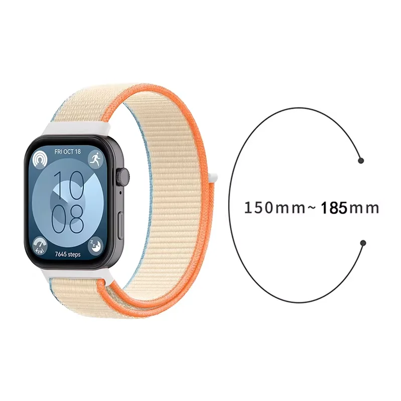 화웨이 시계 용 나일론 루프 3 스트랩 smartwatch 액세서리 화웨이 시계 fit3 밴드 용 스포츠 손목 밴드 벨트 팔찌 correa