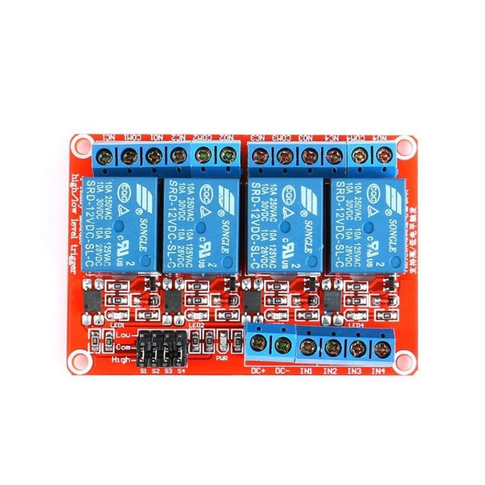 High and Low Level Trigger Relay for access control system DC 12V 1/2/4/6/8 Channel Relay Module Board Shield Optocoupler Road