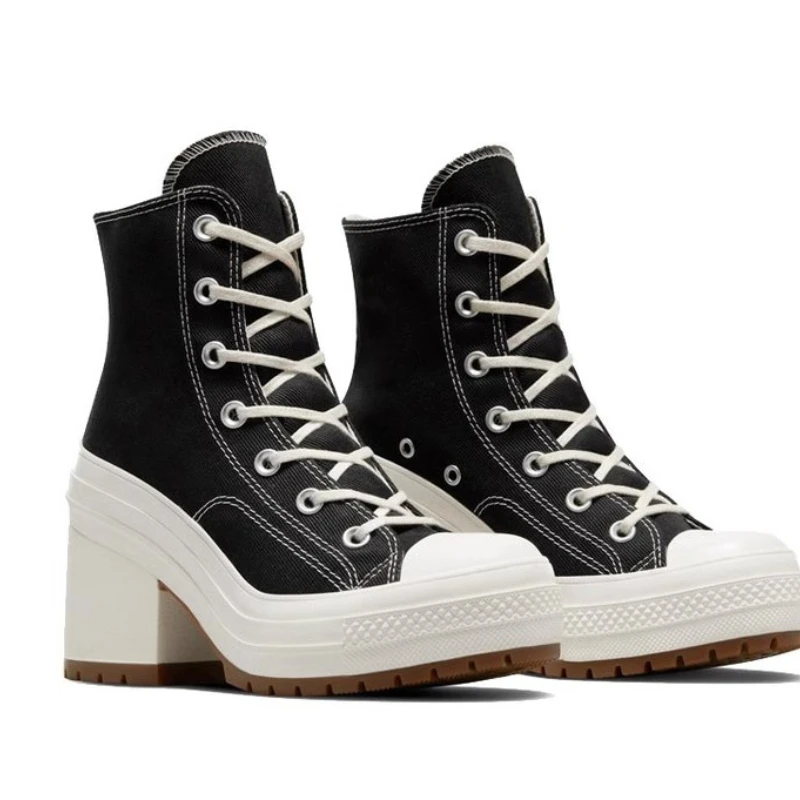 Women Platform Sneakers Canvas Shoes Personalized Luxry Heels Skateboard Lace Up Casual Fashion Outdoor Canvas Sneaker