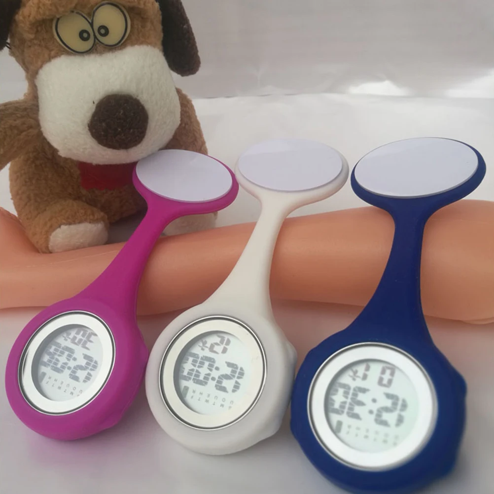 Digital Nurse Watch Hanging Pocket Accessories Electric Fashion Style For Doctors Nurses Medical Decoration Gift Green
