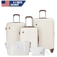 Luggage Sets 5 Piece, Suitcases with Double Spinner Wheels and TSA Lock, Hardcase 3 Set Luggage with Travel Duffle Bag – view 1