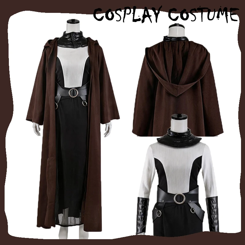 

Movie Space Battle Asajj Ventress Cosplay Costume Cloak Nightsisters Uniform Clothes Outfits Disguise Women Halloween Carnival