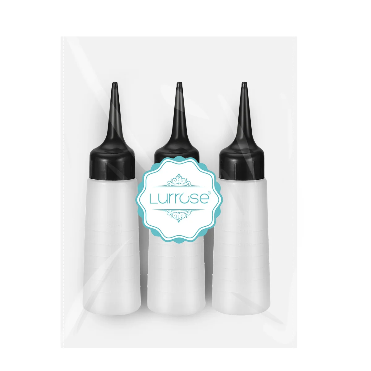 3 قطع من زجاجات صبغ الشعر، حاوية بلاستيكية رفيعة ومتينة وصديقة للبيئة قابلة لإعادة الملء لتطبيق شامبو تلوين الشعر في الصالونات #2