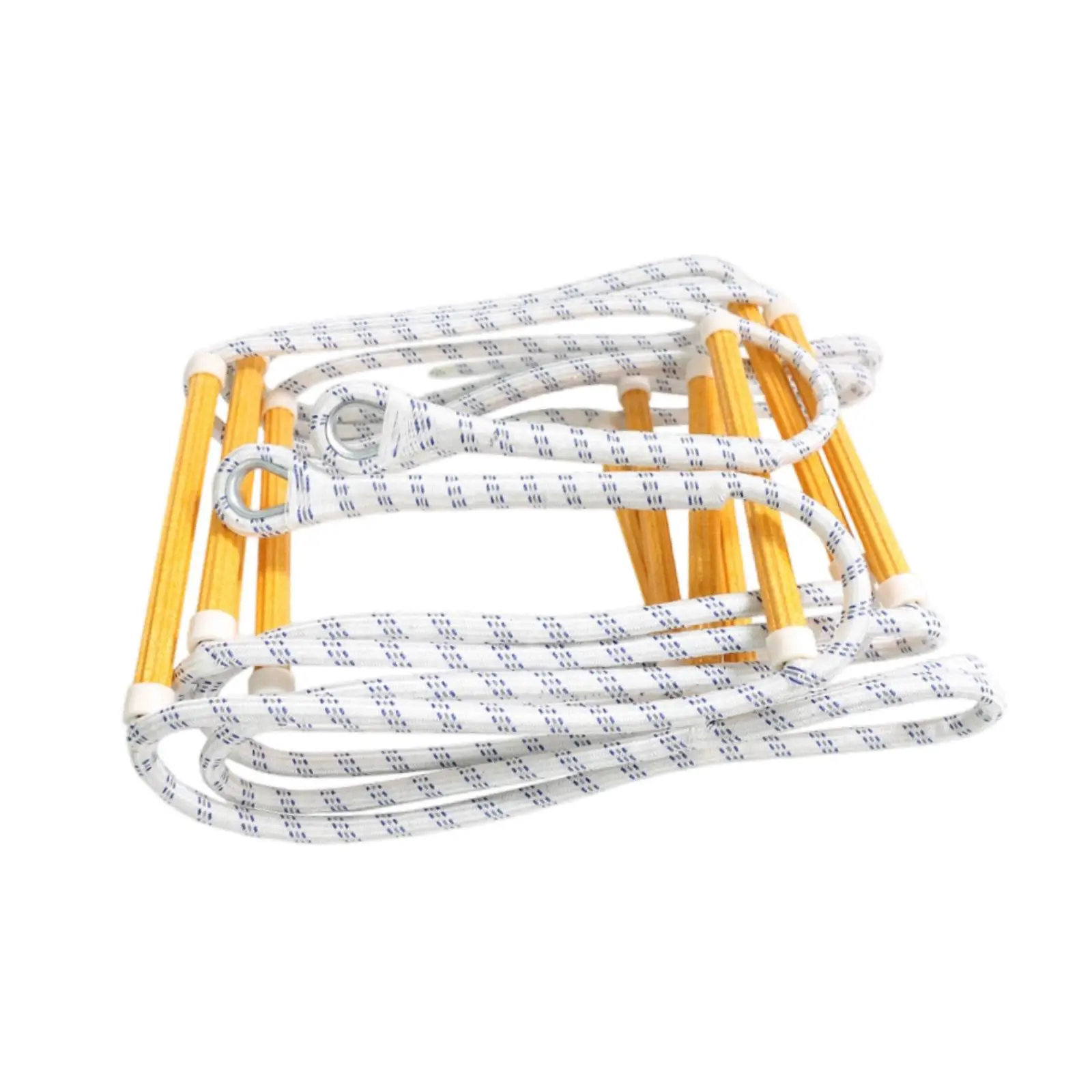 Drabina ewakuacyjna 4.8m, wielofunkcyjna, wytrzymała, wielokrotnego użytku, do prac na zewnątrz i wspinaczki.