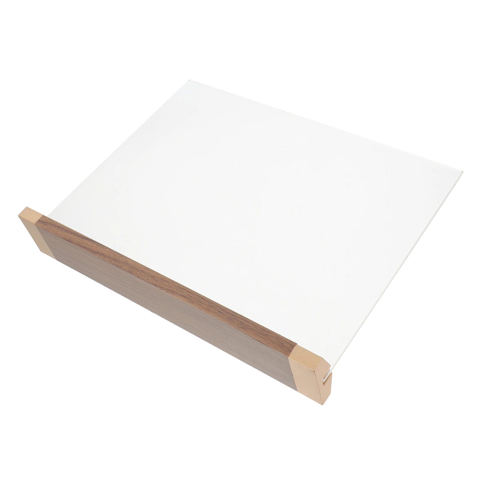 

Tabletop Acrylic Sign Holder High Transparency Stable T-Shape Stand for Office Shop Restaurant Clear Display Stand