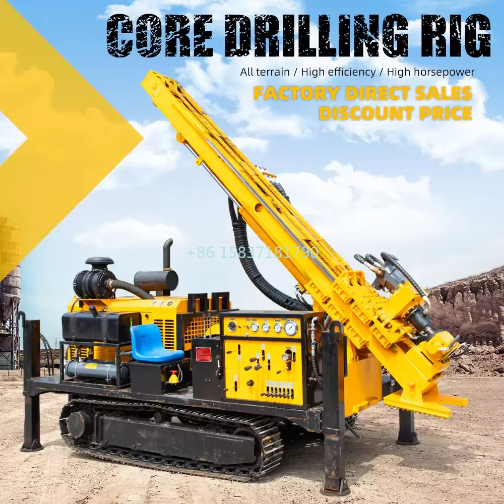 Hydraulic Core Drilling Rig Machine Geotechnical Sampling Core Water Well Drill Rig Mining Drilling Rig for Mountain Exploration