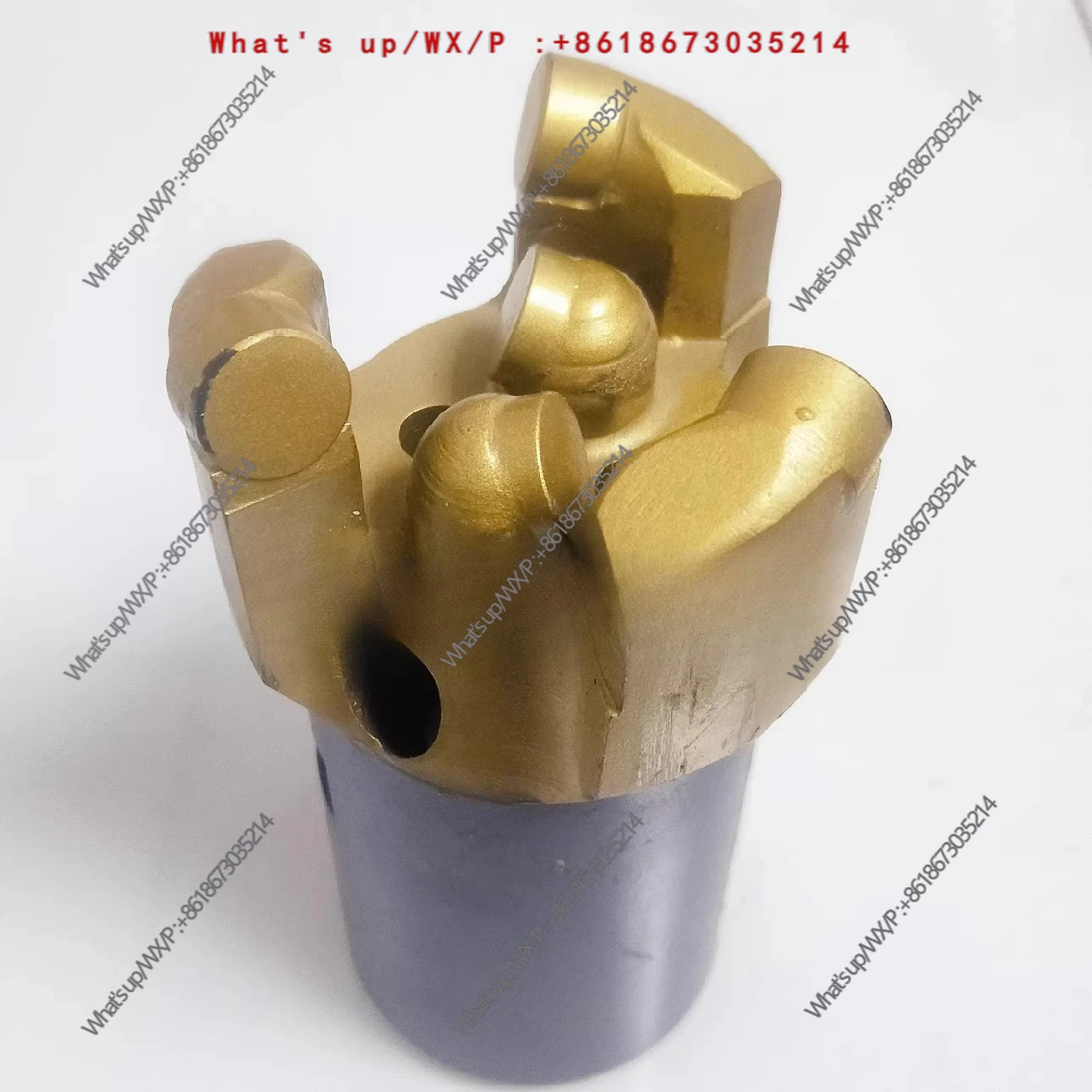 Diamond Composite Sheet Water Well Drill Bit | Three-Wing Concrete Pipe Laying Drill Bit