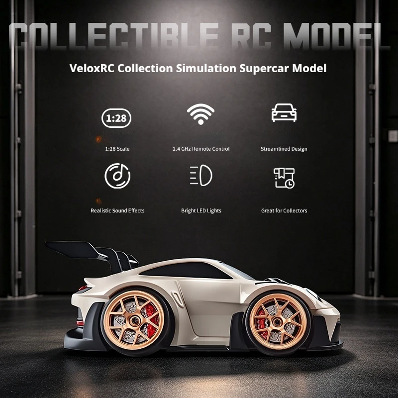 In Stock 1/28 Full Scale Desktop Remote Control Drift Car Q Version High-Speed Four-Wheel Drive Remote Control Car Toy Rc Car