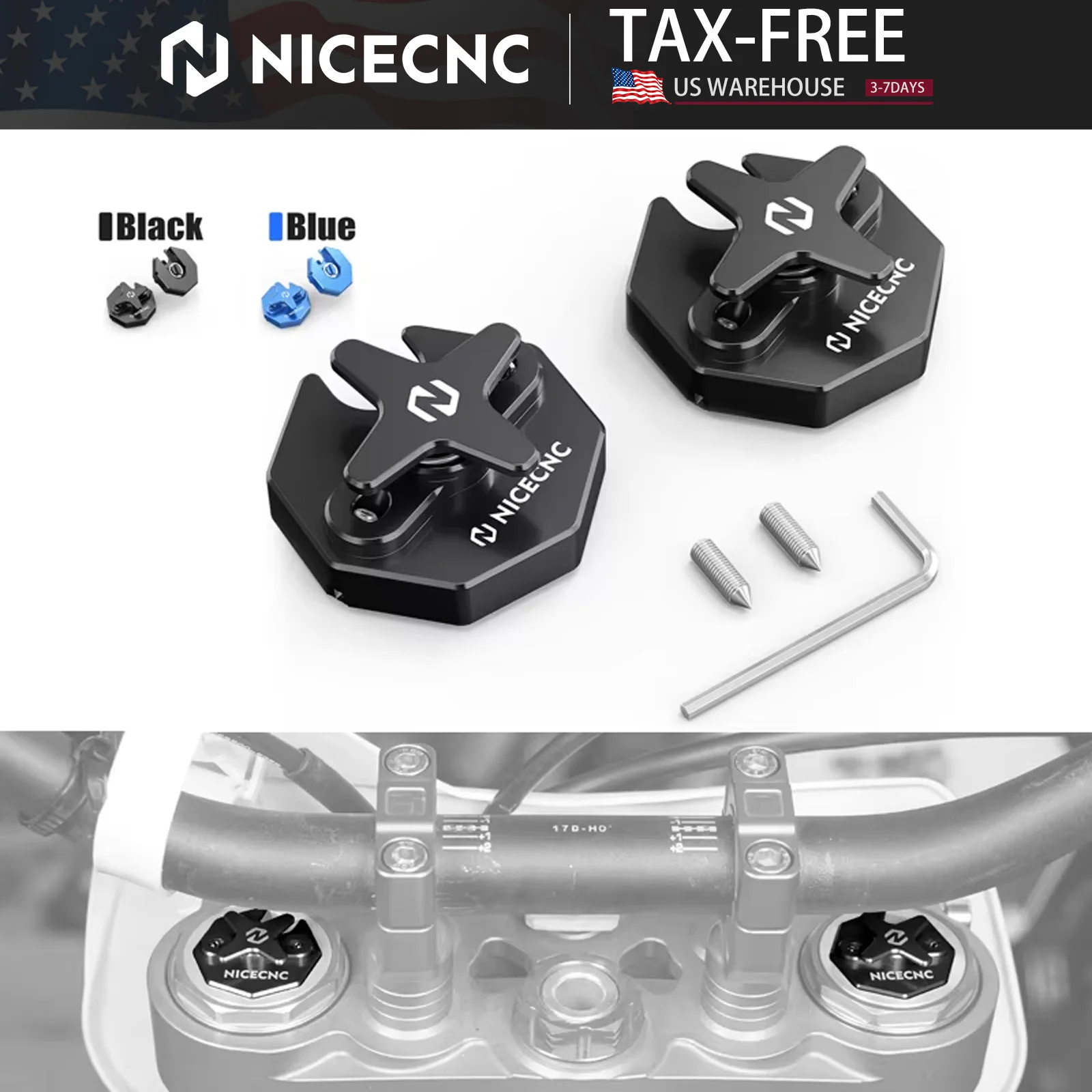 

For Yamaha WR250F WR450F 2015-2023 Front Forks Adjustment Knob YZ125 YZ250 YZ250F 2008-2023 YZ450F YZ125X YZ250X YZ250FX YZ450FX